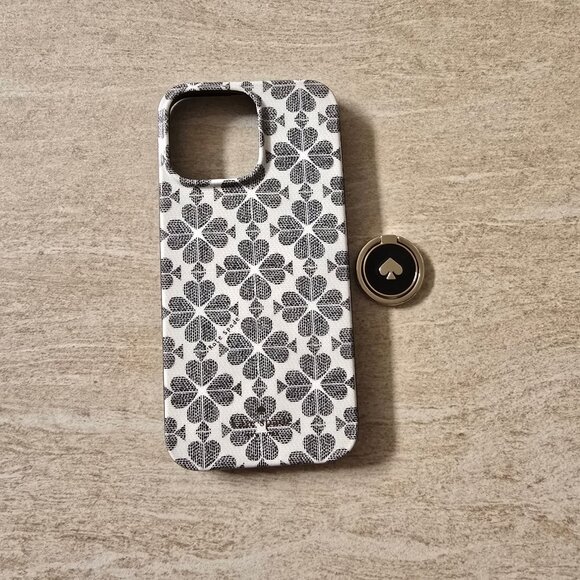 Kate Spade Flower Stability Ring And Case iPhone 16 PRO MAX KK238 - Picture 5 of 6